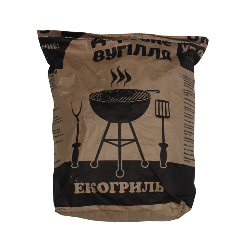 Уголь 2,5 кг для мангала