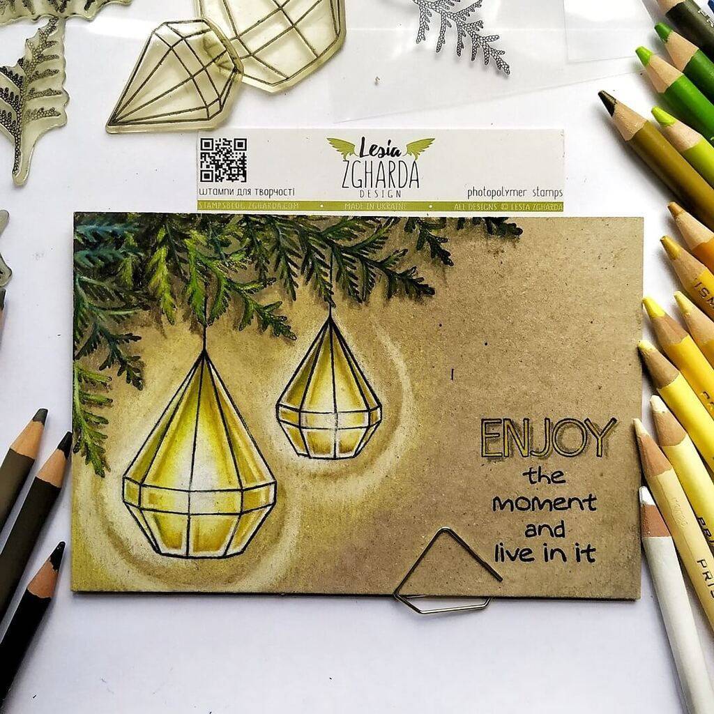 {N069} Stamp Set "Terrariums"