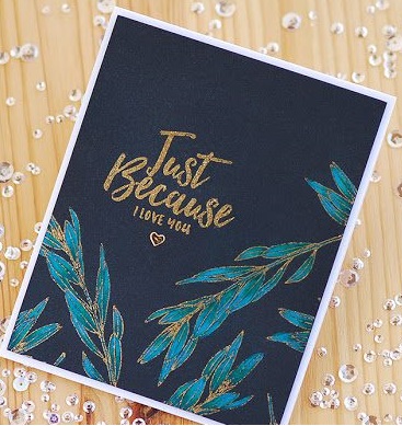 {FL236} Stamp  "Olive branch (large)"