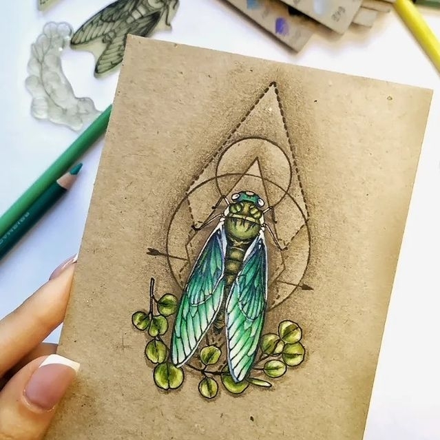 {FL239} Stamp Set  "Eucalyptus branches"