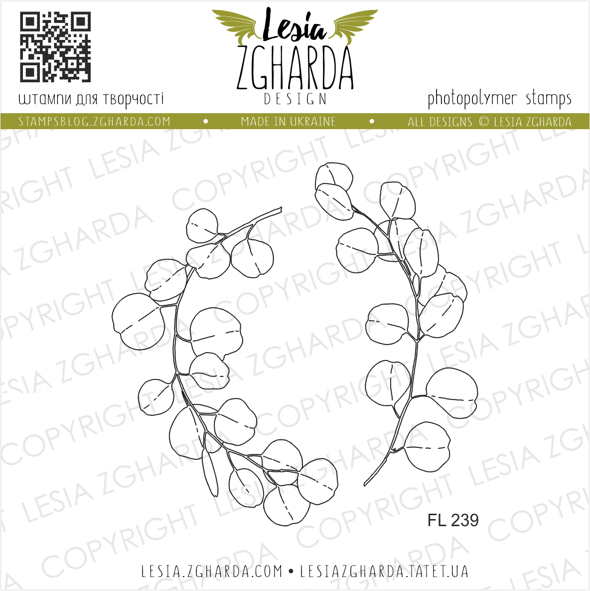 {FL239} Stamp Set  "Eucalyptus branches"