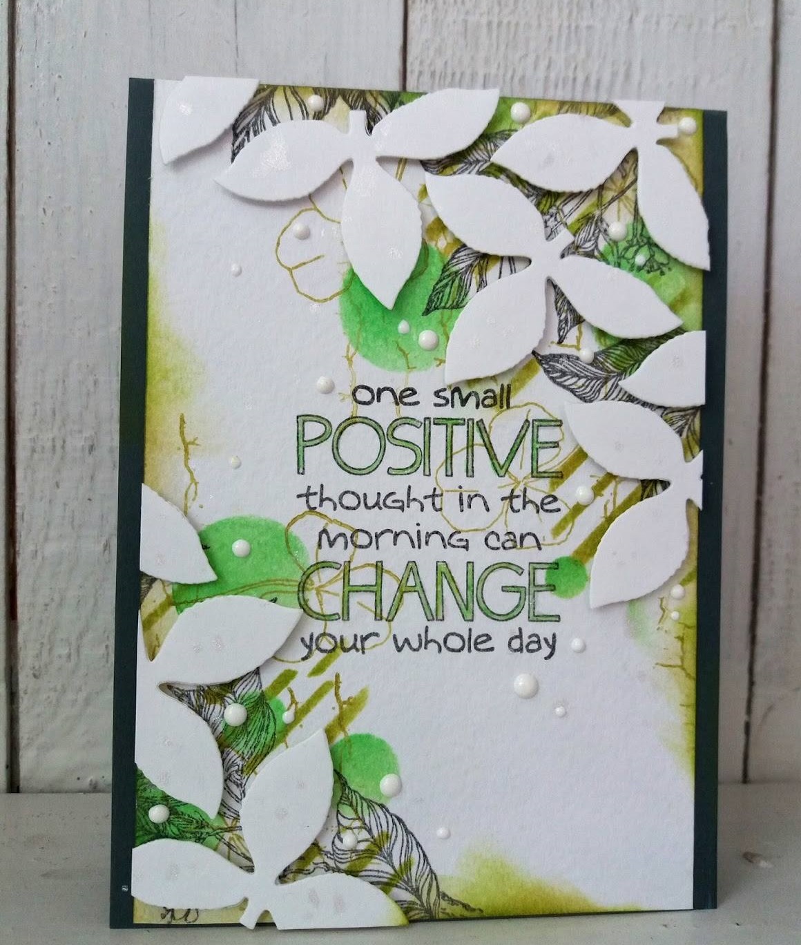 {TA064a} Stamp "ONE SMALL POSITIVE THOUGHT..."