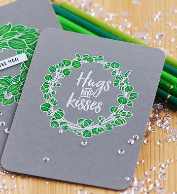 {FL251} Stamp  "Eucalyptus wreath"