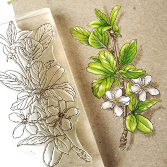 {FL258} Stamp "Plum blossom"