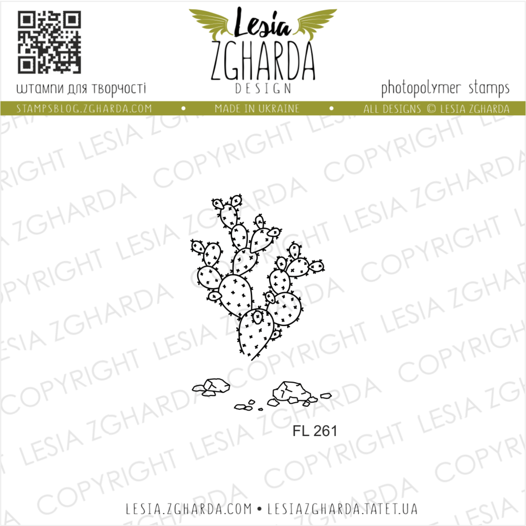{FL261} Stamp Set "Cactus"
