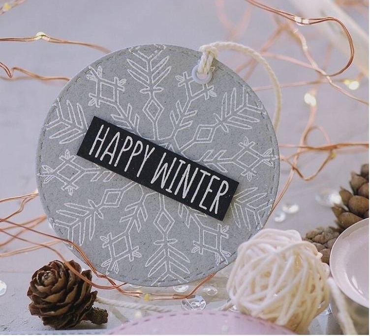 {SR224} Stamp "Fluffy snowflake"