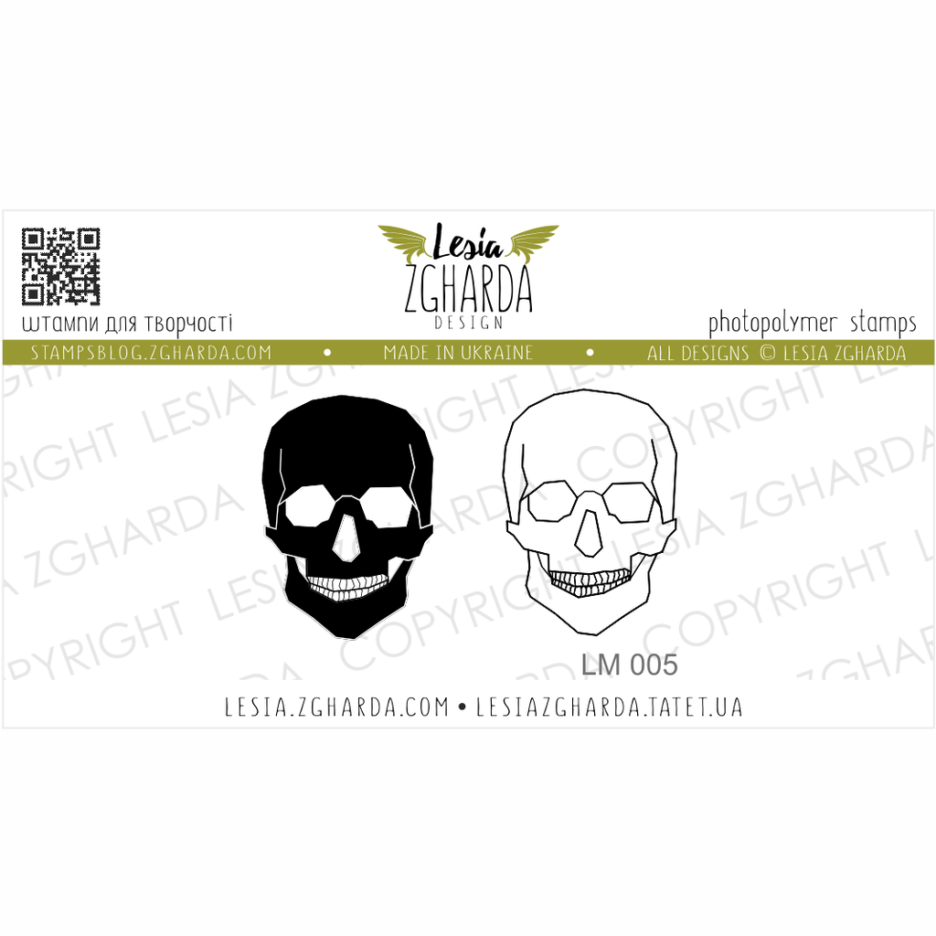 {LM005}  Stamp Set "Skulls"