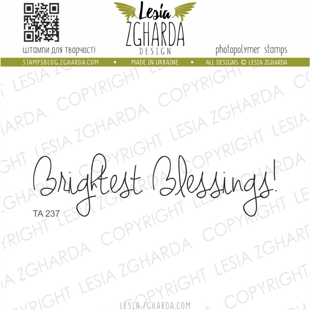Lesia Zgharda Stamps {TA237} Stamp Brightest Blessings!. A lot of sentiment stamps, christmas stamps, holidays stamps, phrases for cards, text stamps, stamp messages, winter stamps and others clear stamp for your Merry Christmas stamps gift tags or cards you can find in the store lesia.zgharda.com Welcome!