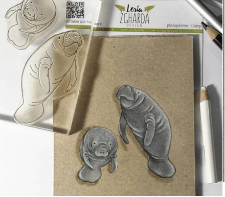{FA144} Stamp Set "Manatee"