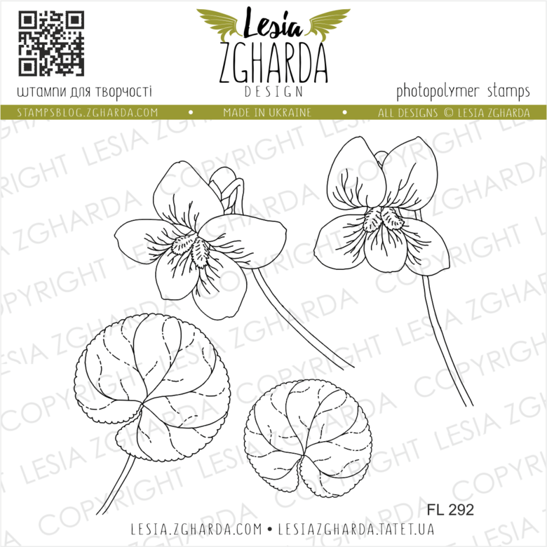 Lesia Zgharda Stamps {FL292} Violets flowers stamp set. A lot of floral stamps, violets flowers stamp, flower stamps, nature stamps, spring stamps and others clear stamp you can find in the store lesia.zgharda.com Welcome!