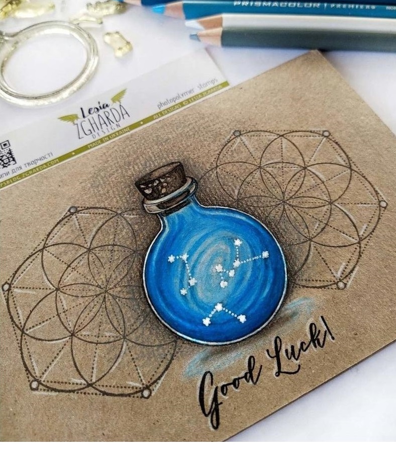 {TA248} Stamp Set "Good luck! Never look back"