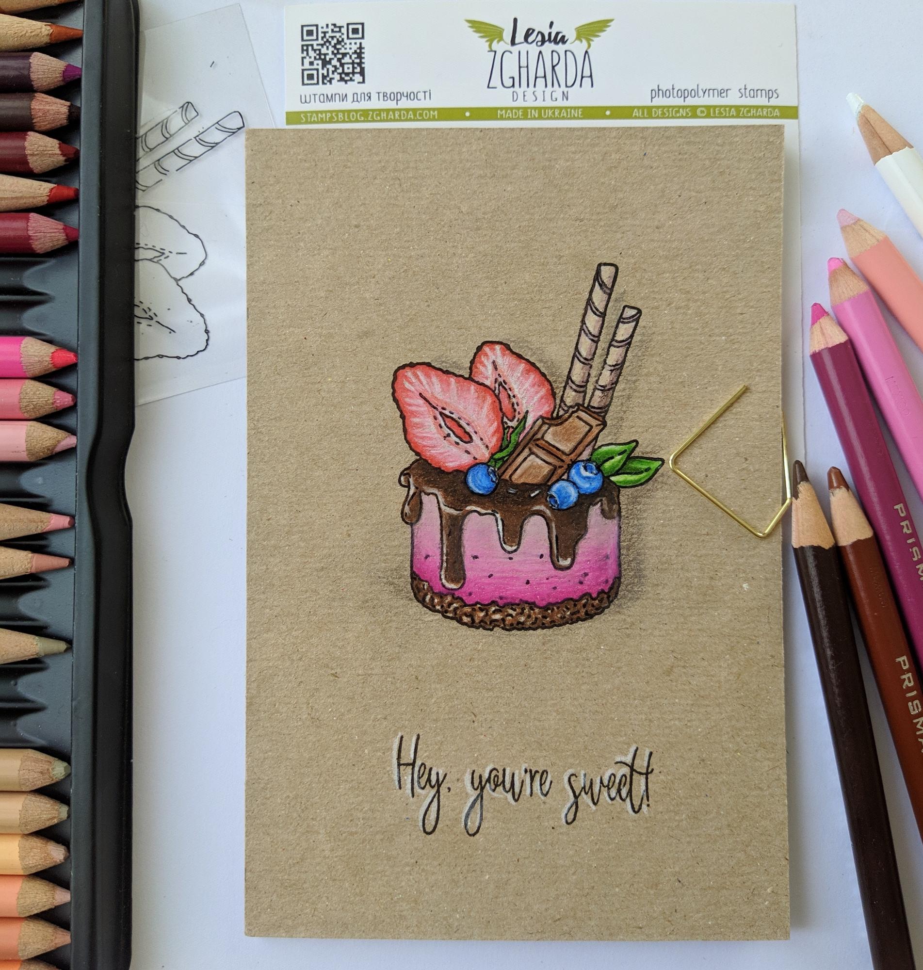 {K037} Stamp "Cake"