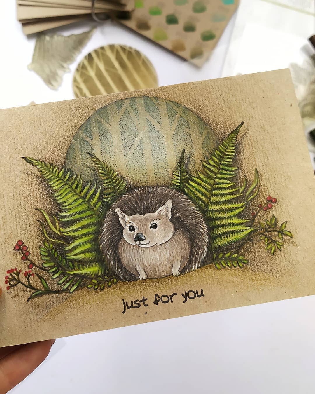 {FA160} Stamp "Hedgehog"