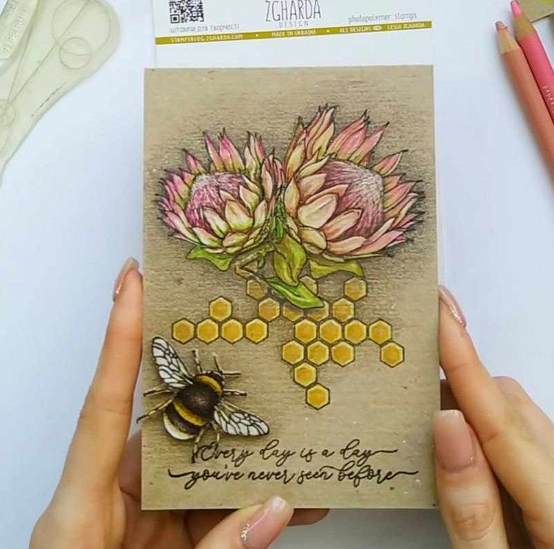 {TA307} Sentiment Stamp "Every day is a day you`ve never seen before"