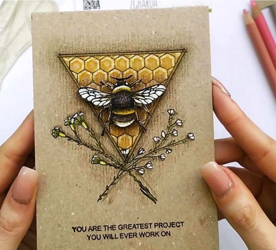 {TA303} Sentiment Stamp "You are the greatest project you will ever work on"
