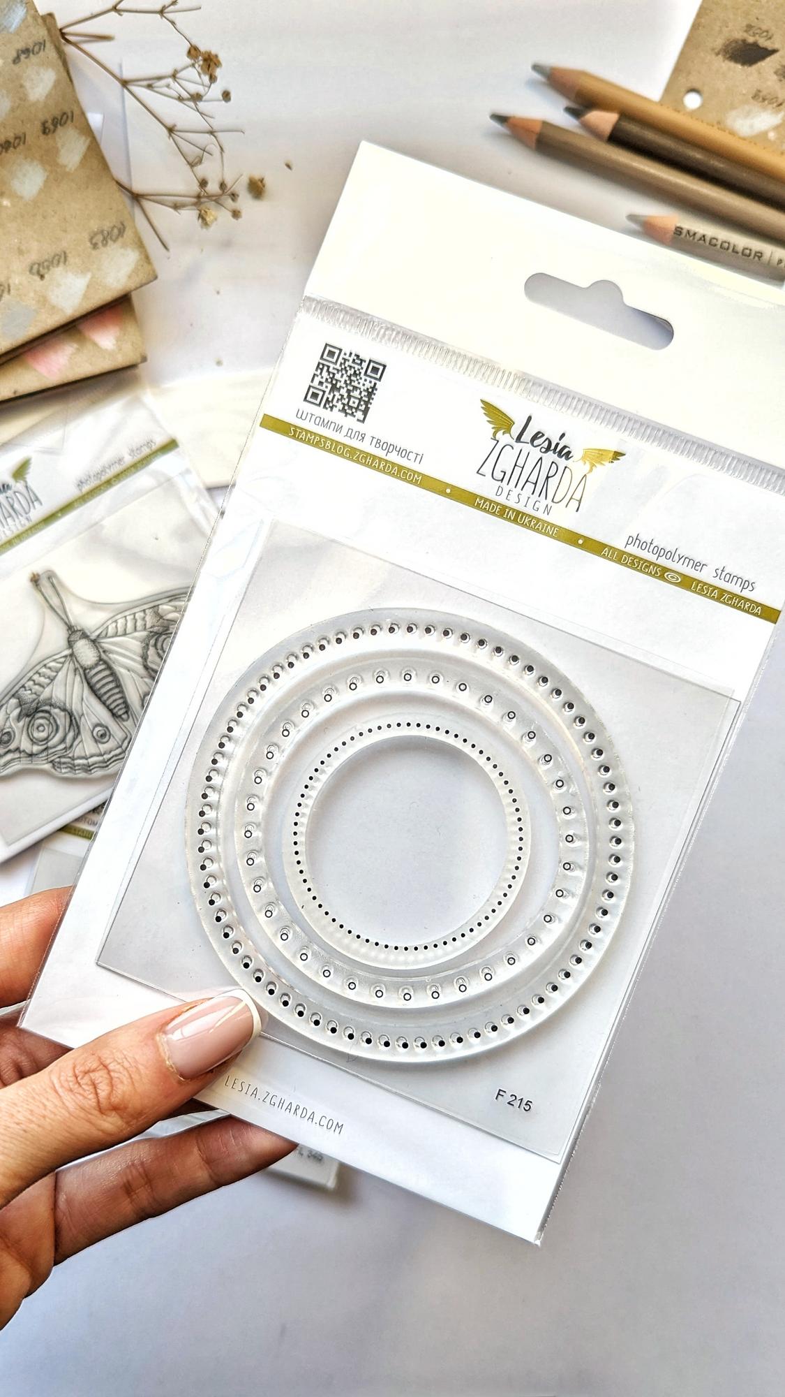 {F215} Stamp Set "Mini circles"