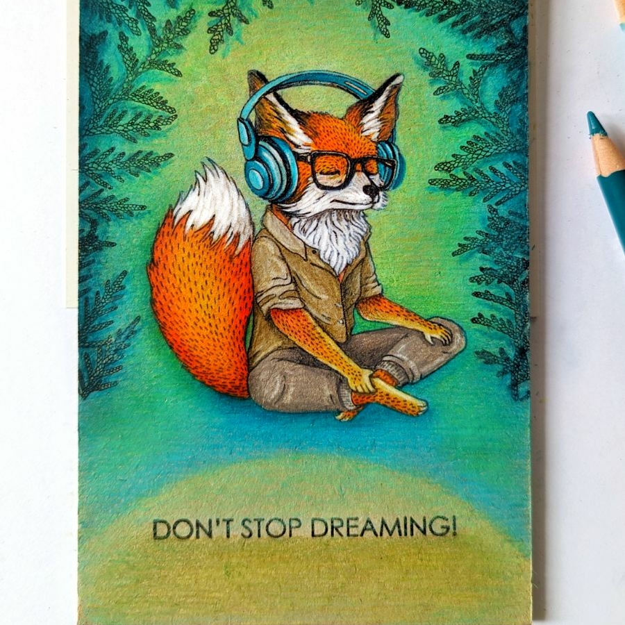 {TA328} Sentiment Stamp Set "Believe in miracle. Don`t stop dreaming!"