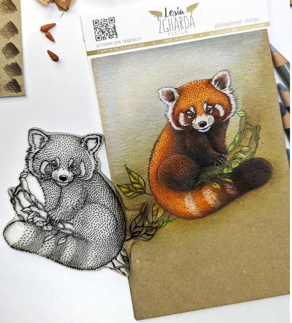 {FA187} Stamp "Panda"
