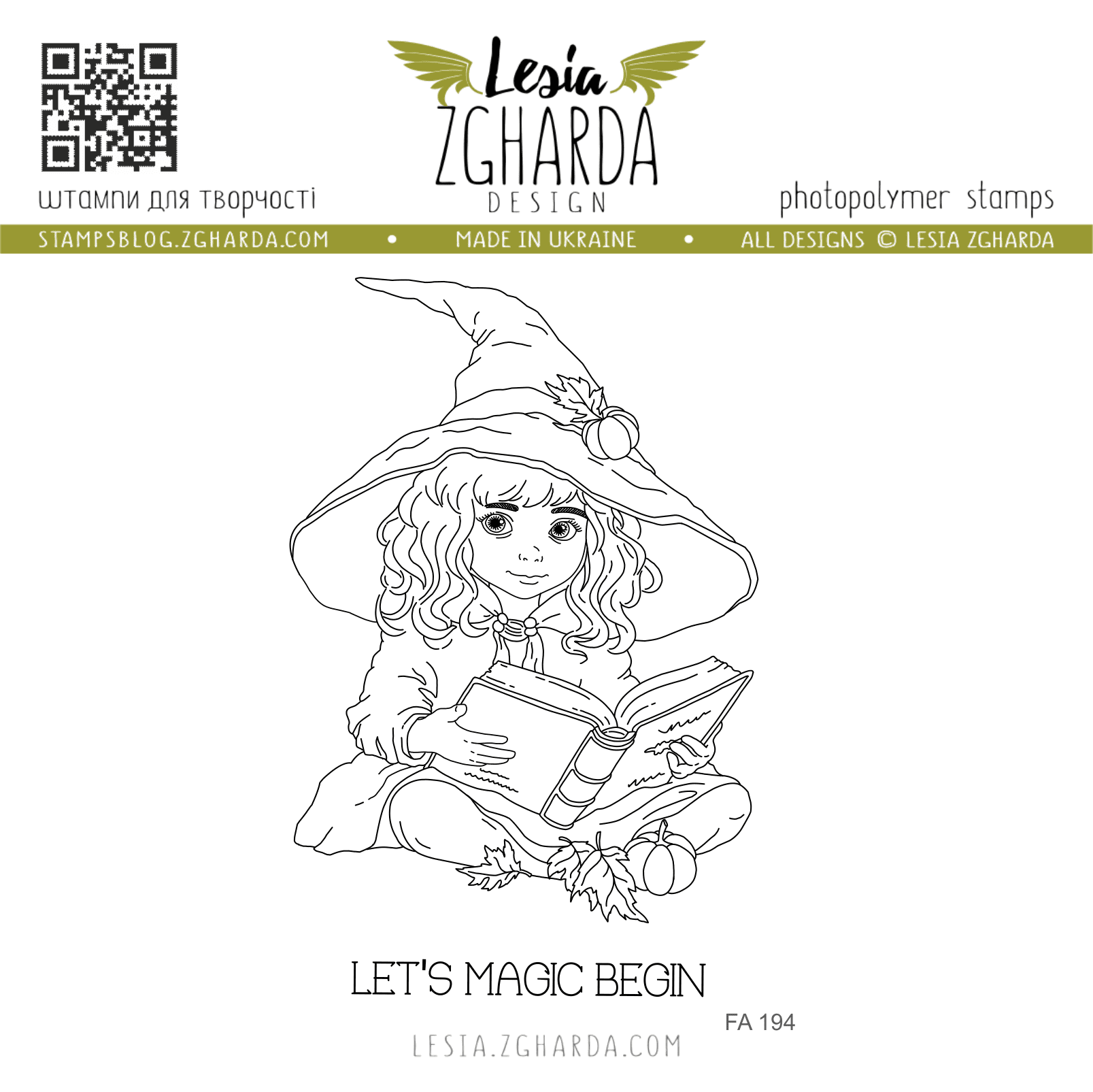 {FA194} Stamp Set "Let's Magic Begin"