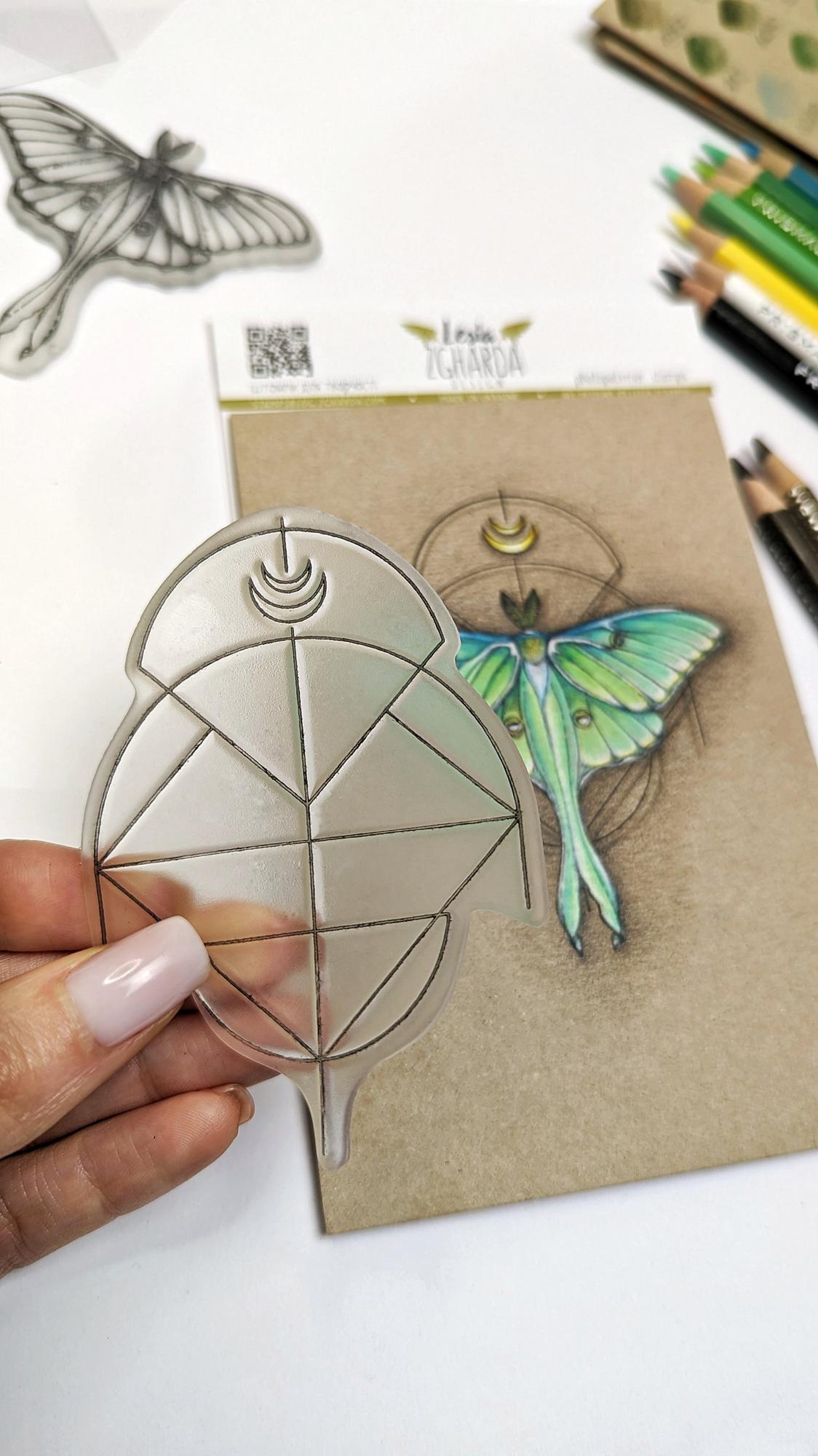 {F223} Stamp "Geometric Background Ornament"