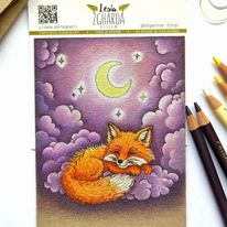 {N095} Stamp Set "Clouds, Moon and Stars"