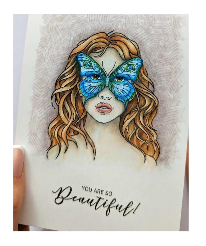 {TA354} Stamp Set "You are so beautiful"