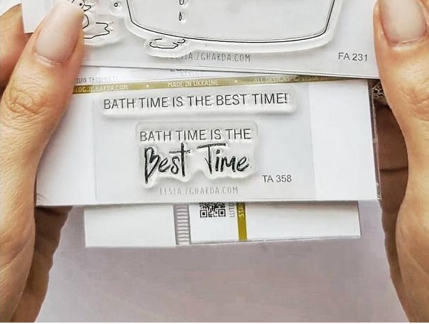 {TA358} Stamp Set "Bath Time Is the Best Time"