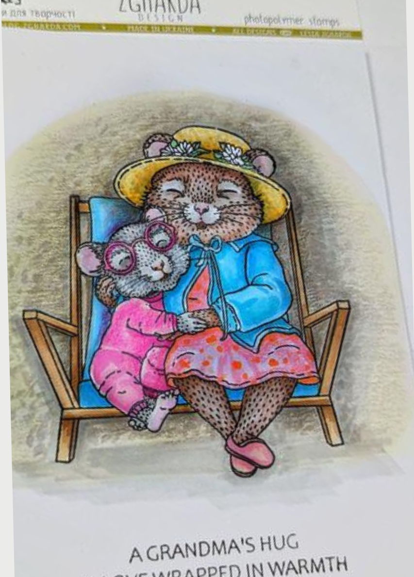 {FA239} Stamp "Mouse Granny"