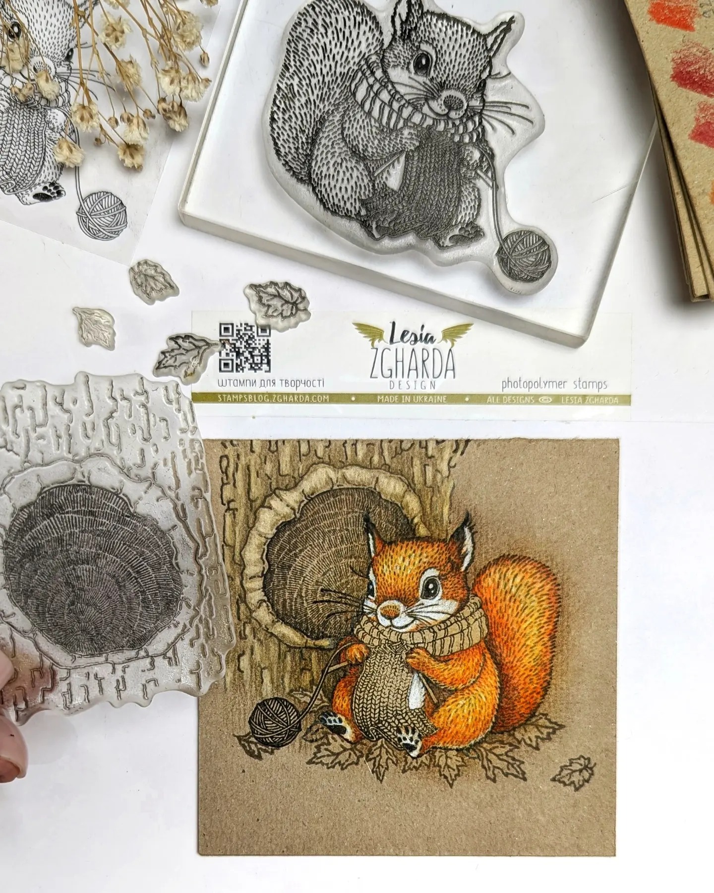 {FL392} Stamp "Hollowed tree"