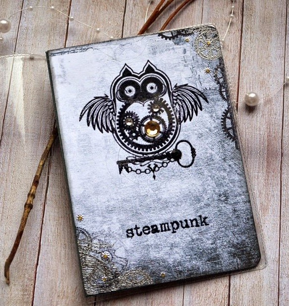 {StP028} Stamp "Steampunk Owl"