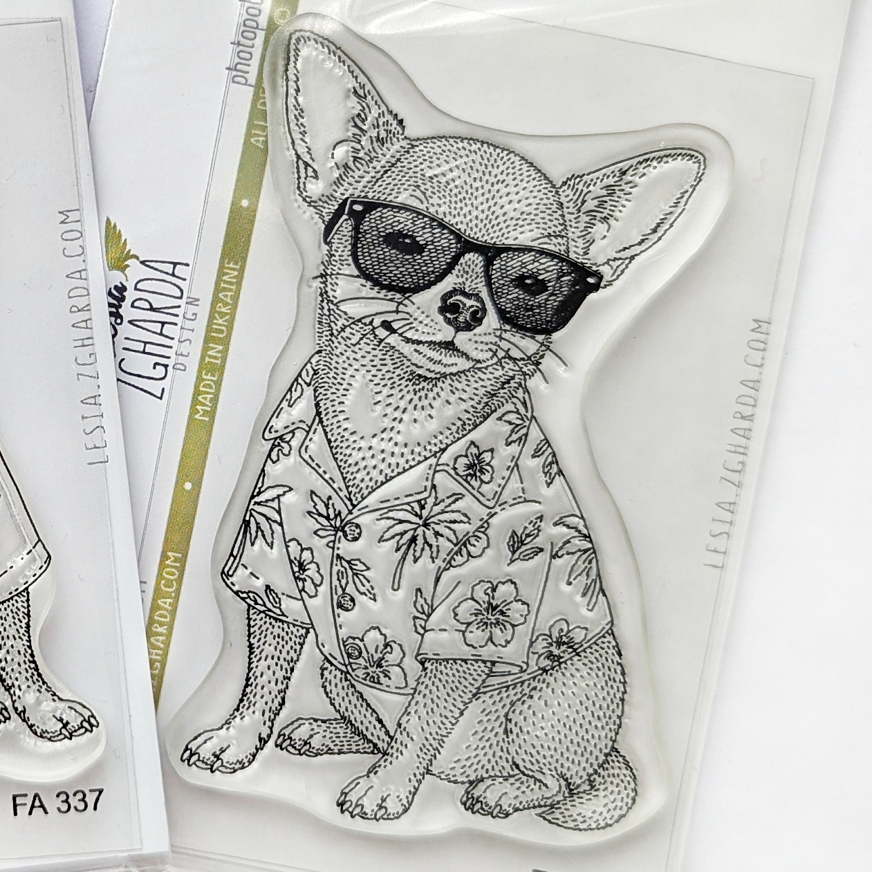 {FA336} Stamp “Chill Chihuahua Dog (Boy)"