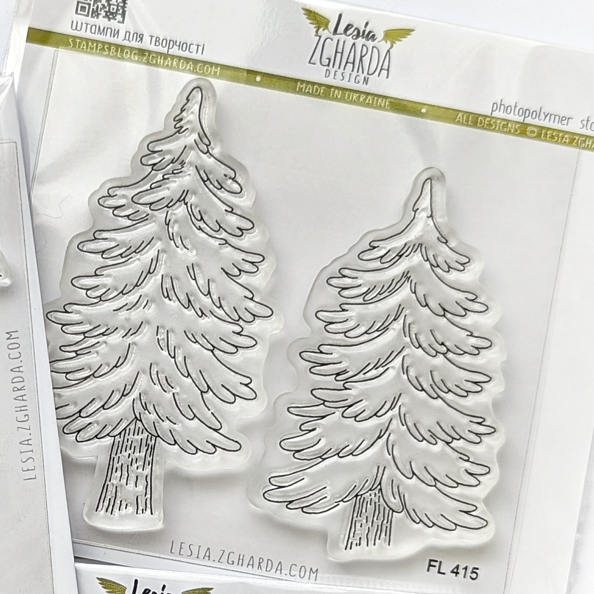{FL415} Stamp Set “Christmas Tree Collection”