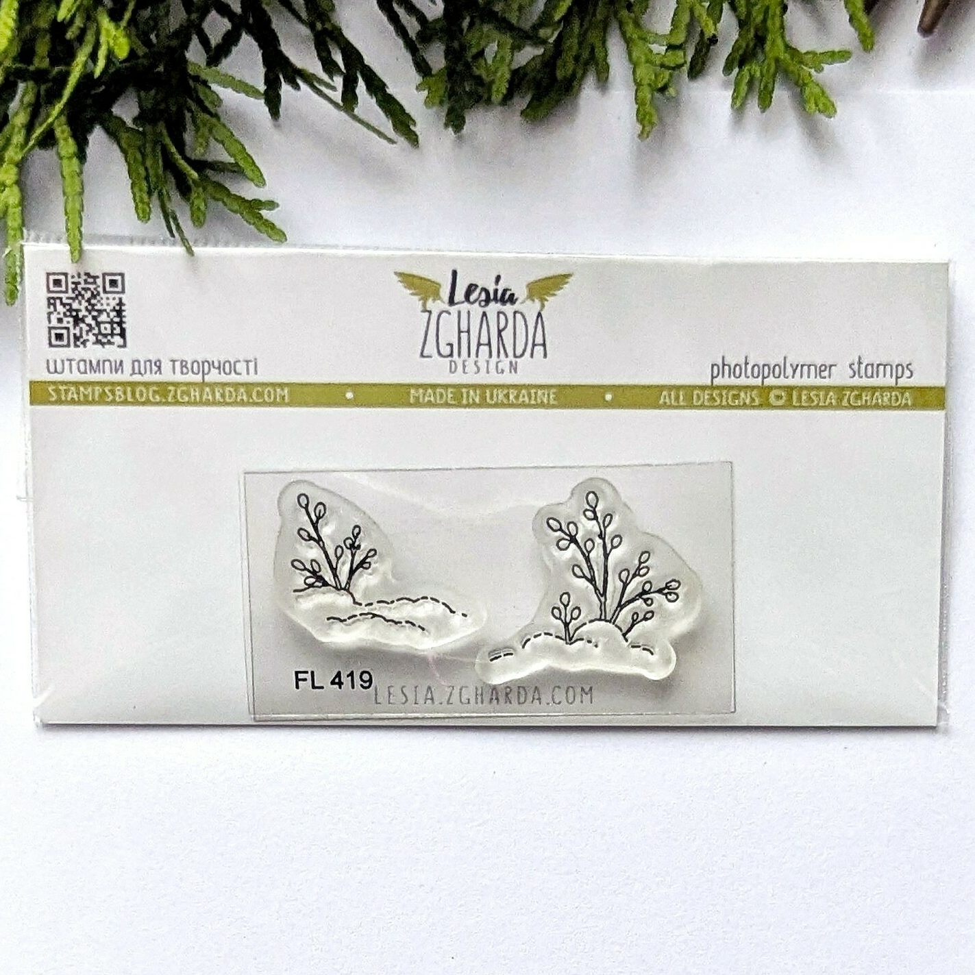 {FL419} Stamp Set “Grass”