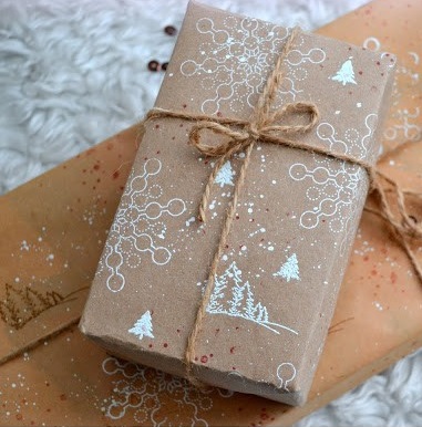 {SR210b} Stamp "Christmas trees to the snow globe"