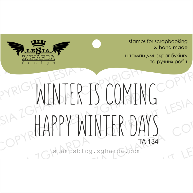 {TA134} Stamp Set "WINTER IS COMING..."