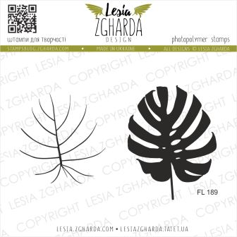 {FL189} Stamp Set "Leaf Monstera"