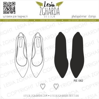 {RE082} Stamp Set "Women shoes"
