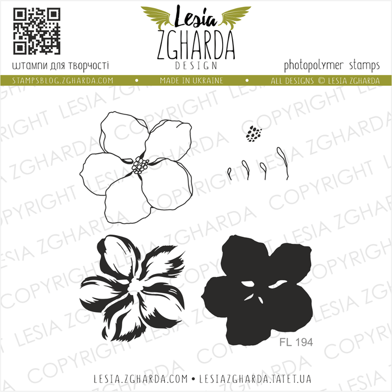 {FL194} Stamp Set "Cherry blossom small"