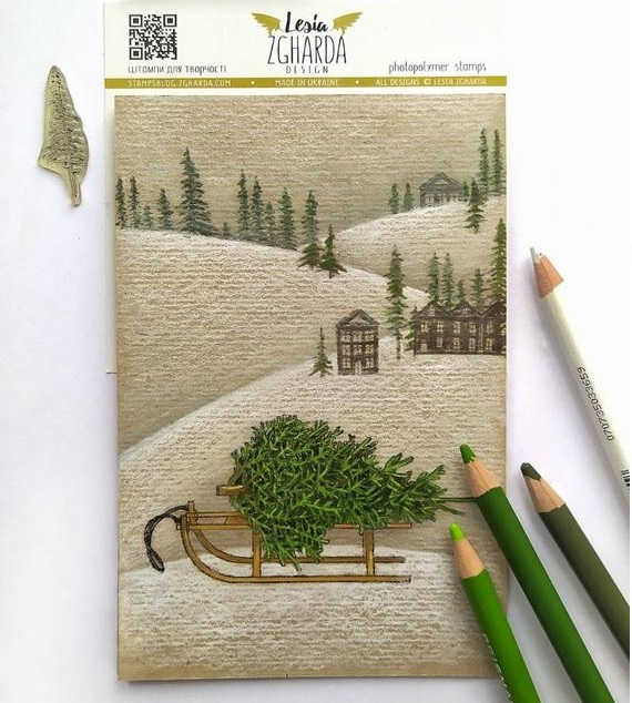 {N088} Stamp Set "Roadside houses"