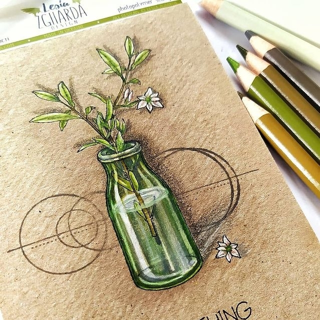 {P009} Stamp "Geometric abstraction"