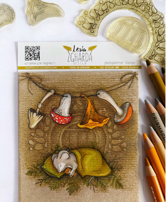 {FL167a} Stamp Set "Mushrooms"