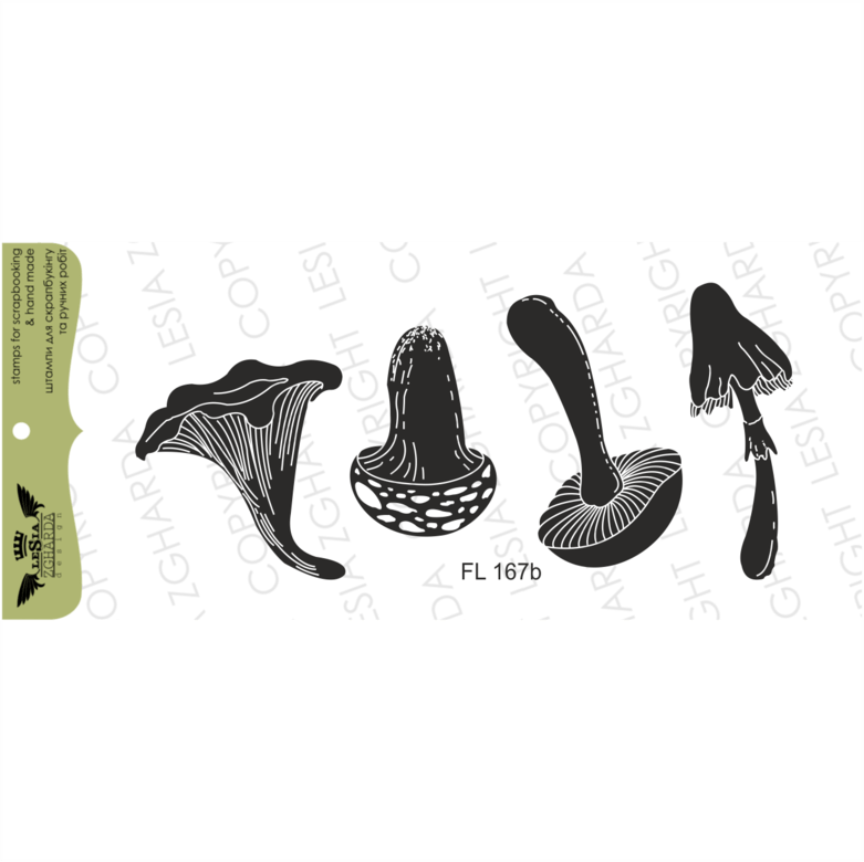 {FL167b} Stamp Set "Mushrooms (Inversion)"