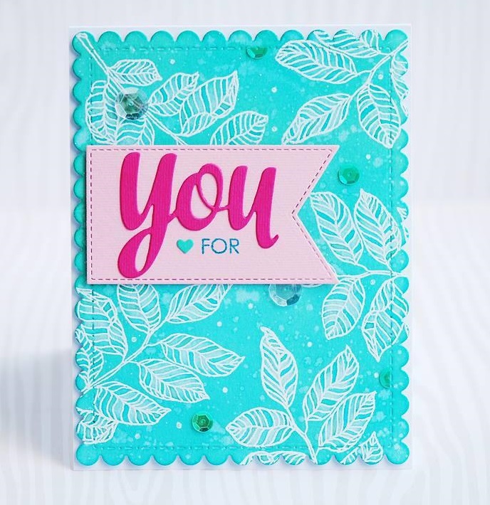 {FL134b} Stamp "Branch with leaves (small)"