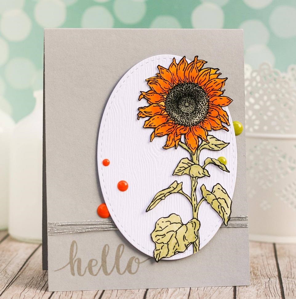 {FL141} Stamp "Sunflower"