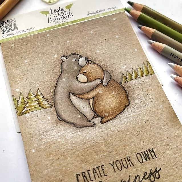 {FA083} Stamp "Bears"