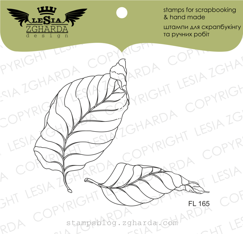 {FL165} Stamp Set "Fallen leaves"