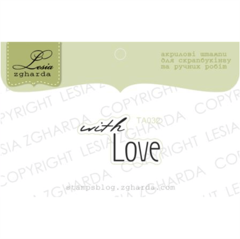 {TA032} Stamp "with LOVE"