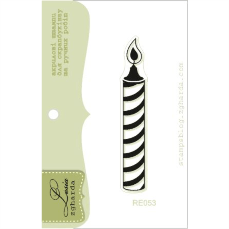 {RE053} Stamp "Festive candle"