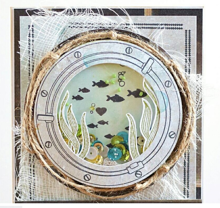 {S022} Stamp Set "Fish shoals"