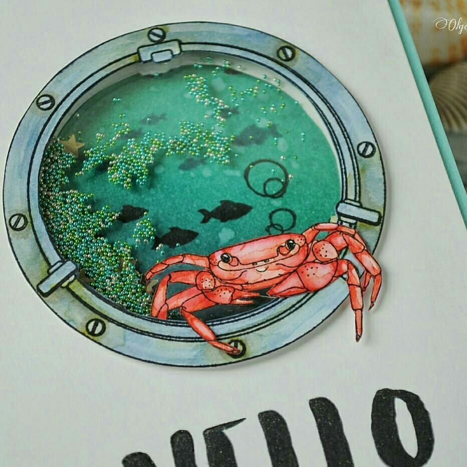 {S037} Stamp "Crab Hermit"